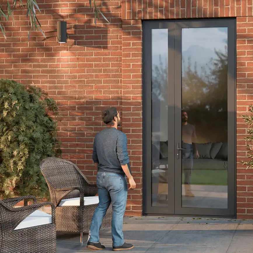 Алюминиевые входные двери